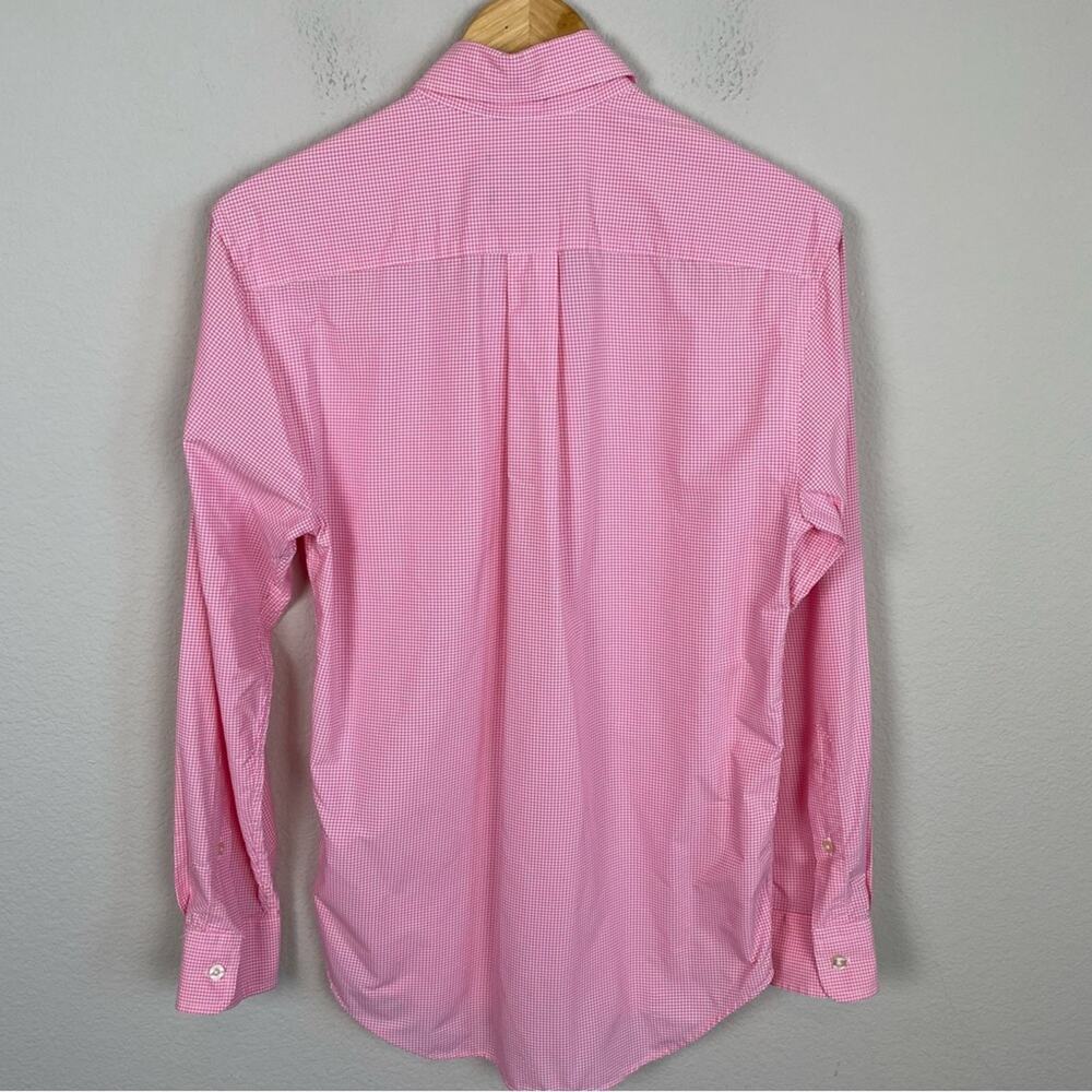Vineyard Vines Pink Micro Gingham Classic Fit Tucker Shirt Mens XS - Picture 4 of 7
